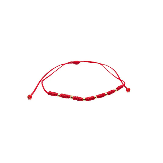 Pulsera hilo rojo siete nudos Teraviva