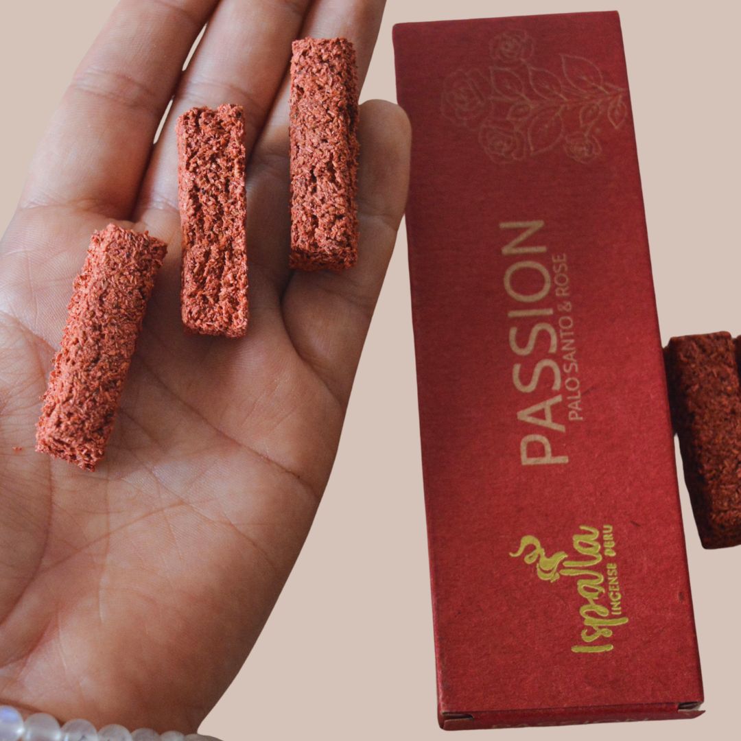 Incienso Ispalla passion palo santo y rosas