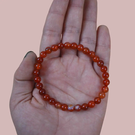 Pulsera de Cornalina Naranja 